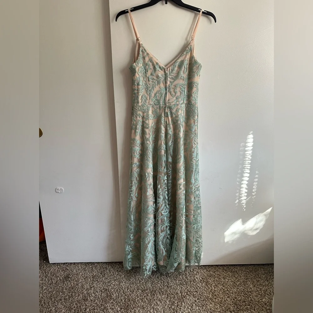 Speechless Mint Green Lace Maxi Dress - Picture 5 of 12